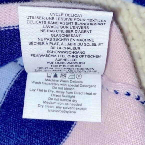 Woolovers merino wool striped sweater size xsmall - Picture 6 of 6